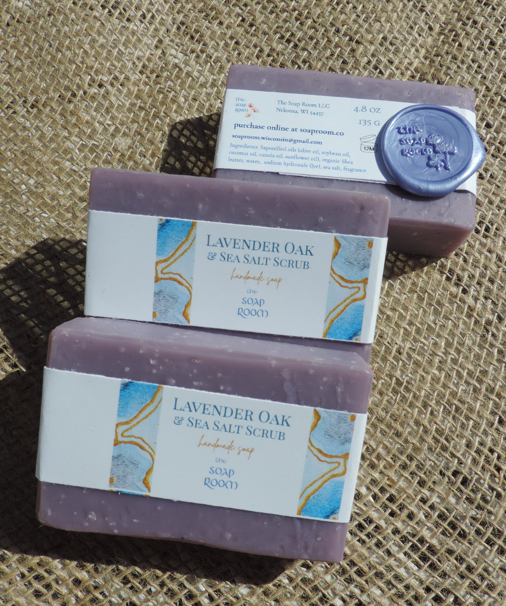 Lavender Oak & Sea Salt Scrub